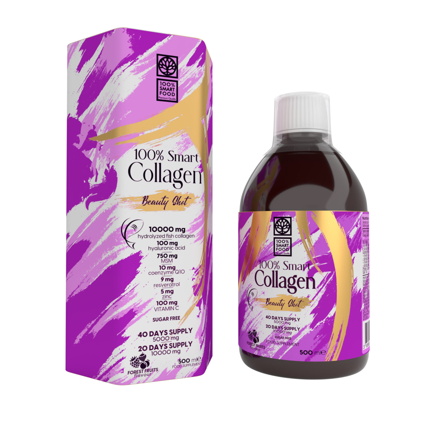 100% SMART COLLAGEN 500ml - ŠUMSKO VOĆE