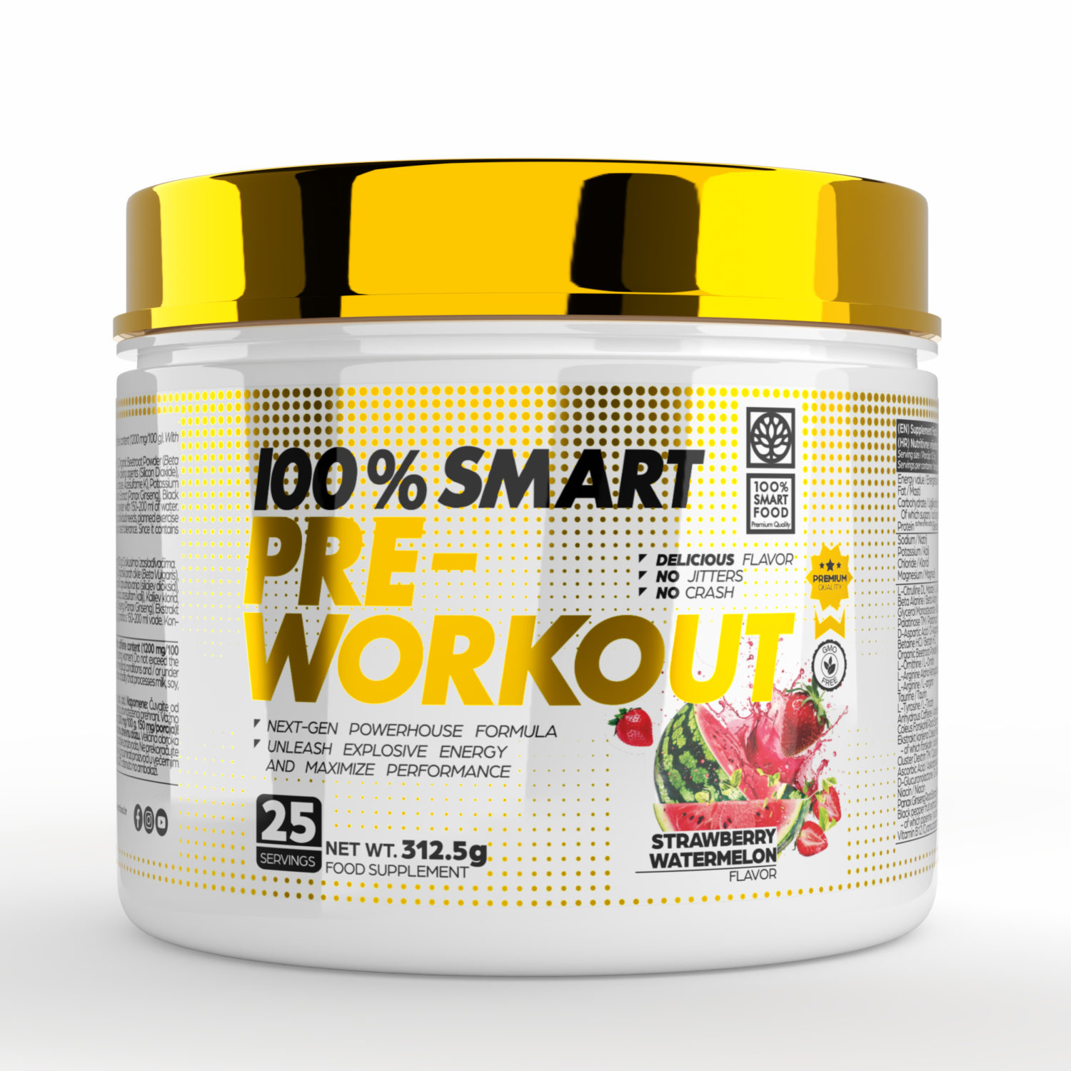 100% Smart Pre-workout - 312.5 g